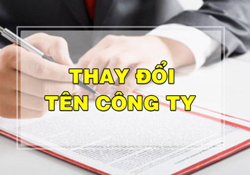 THAY ĐỔI TÊN CÔNG TY